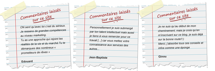 Commentaires !